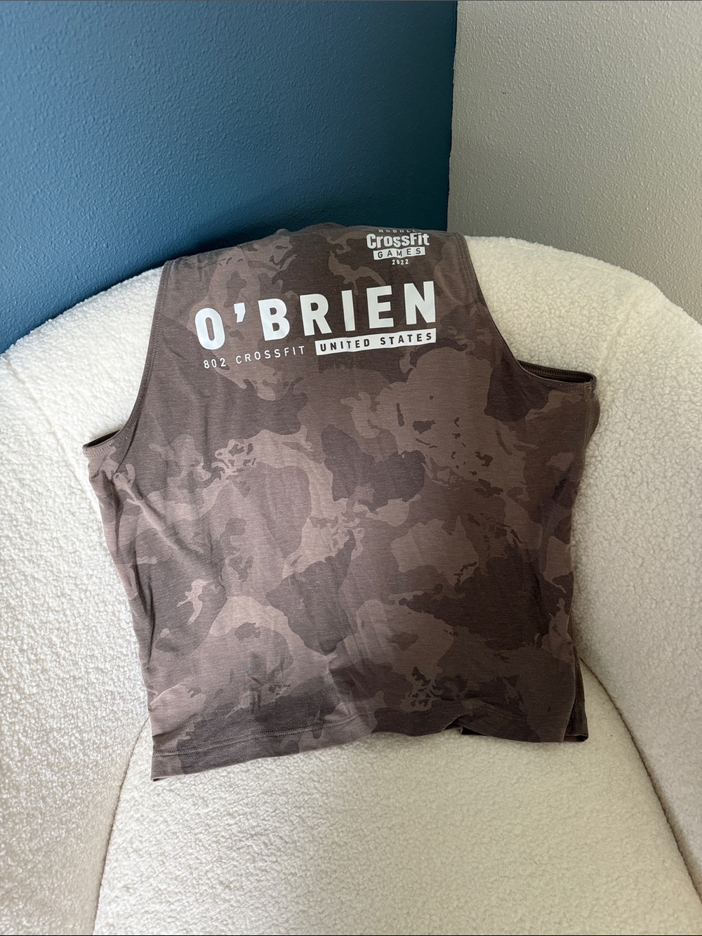 NOBULL Brown Camo CrossFit Games Tank Top